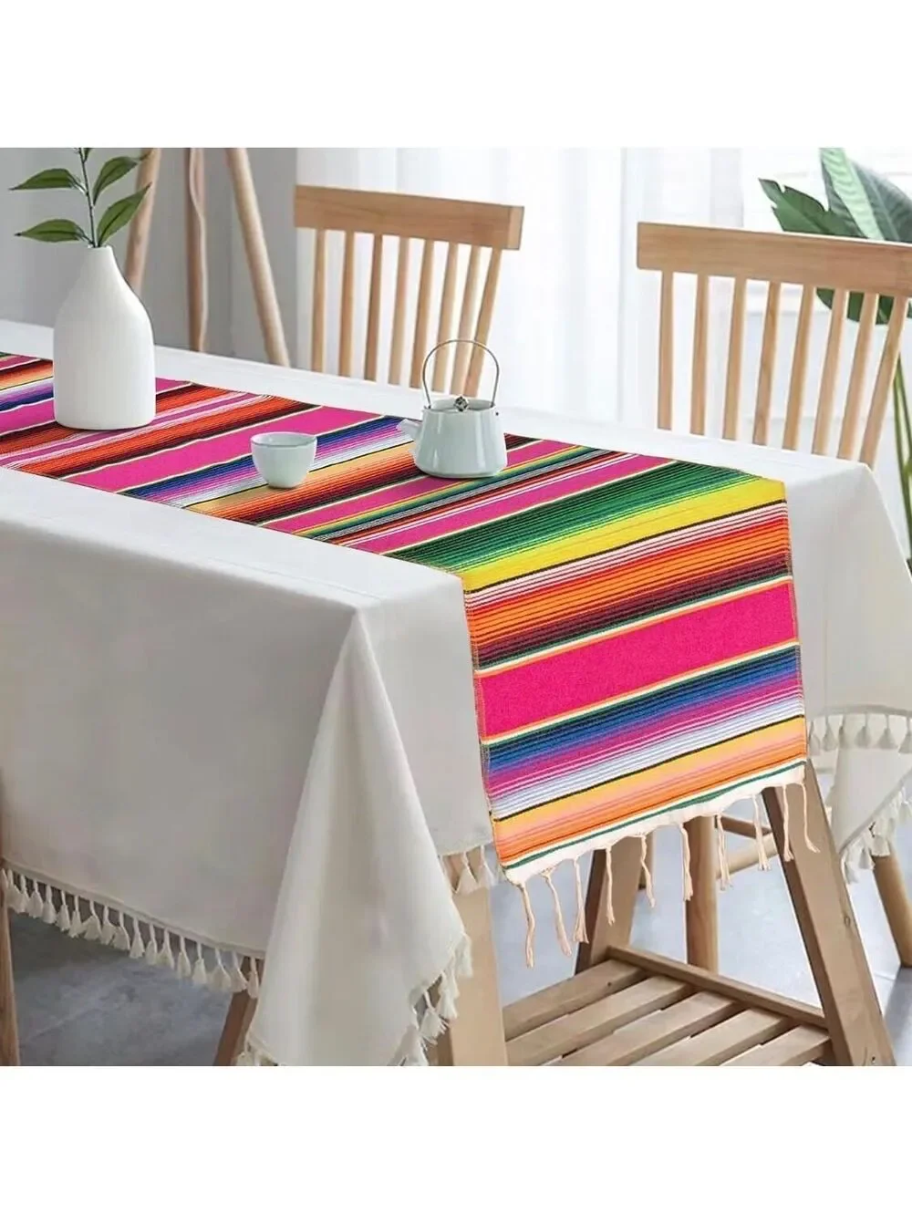 Mexican Sarape Blanket Table Runner